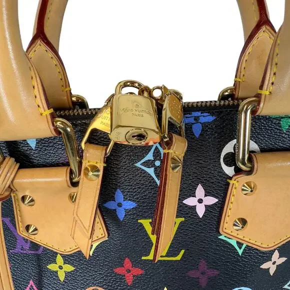 Louis Vuitton Multicolor Alma Bag PM Murakami Limited Edition Monogram Vintage - Picture 9 of 15